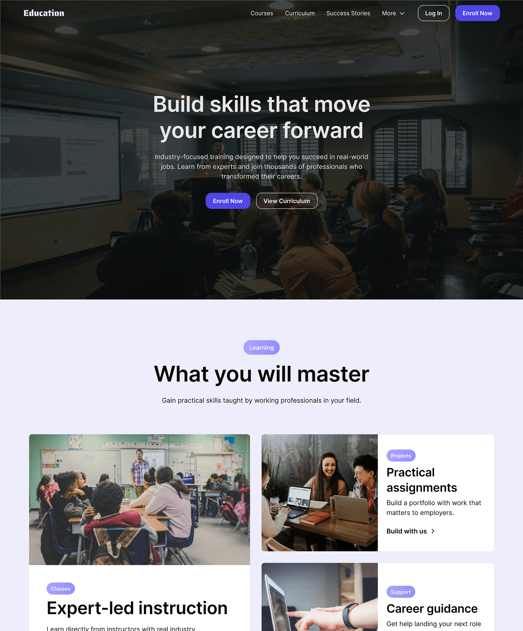 Education Template Preview