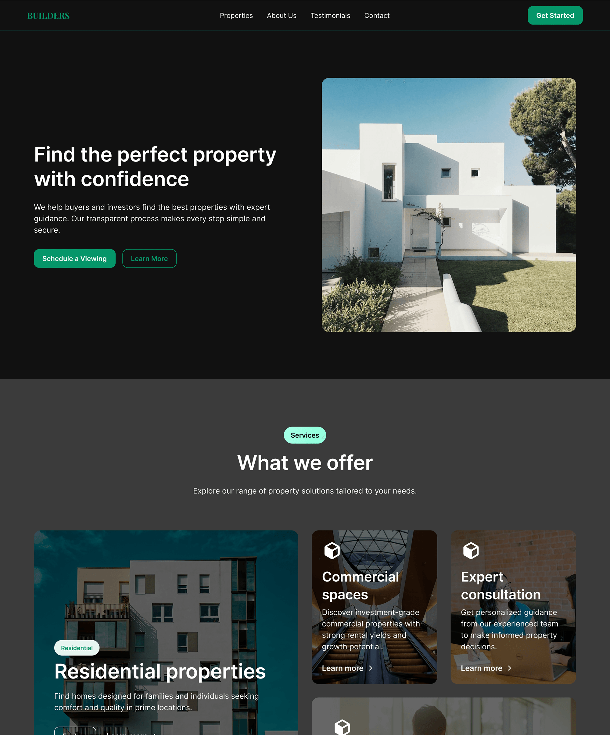 Real Estate Template Preview
